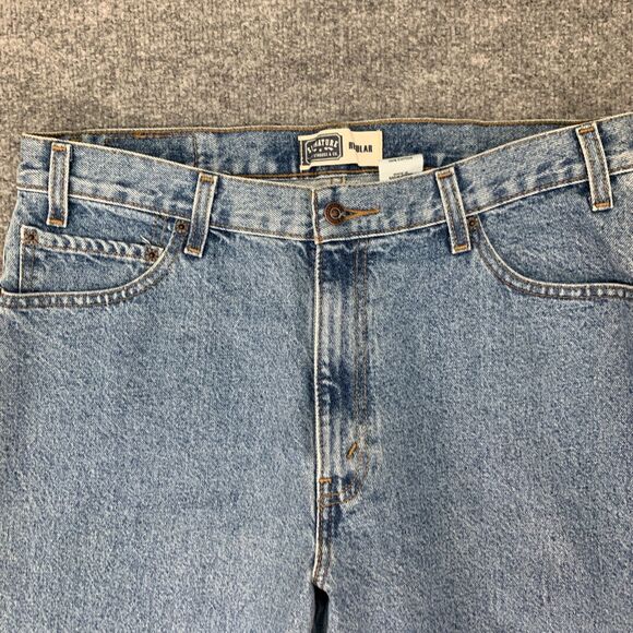 Levis Work Jeans Mens 36 Blue Regular Classic Fit Durable Heavyweight Denim 2008 - Picture 3 of 14